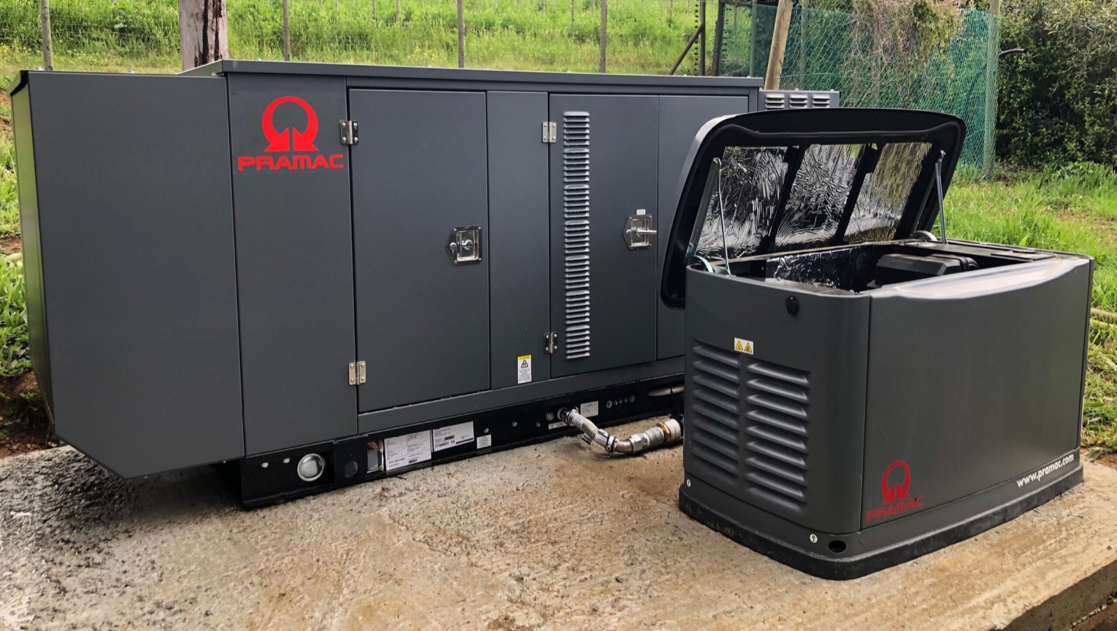 Grupos electrógenos Pramac instalados por Bahia Generadores